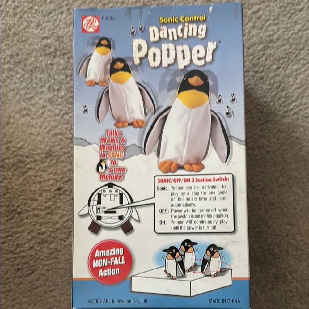 Sonic Control Dancing Popper Penguin Toy